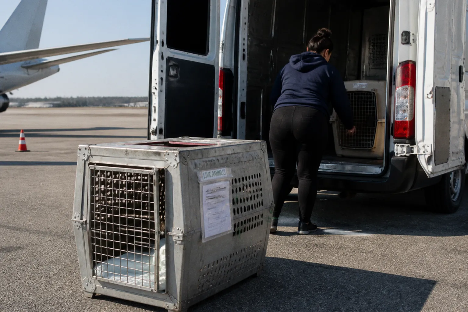 Ground transport vs air rescue for shelter dogs