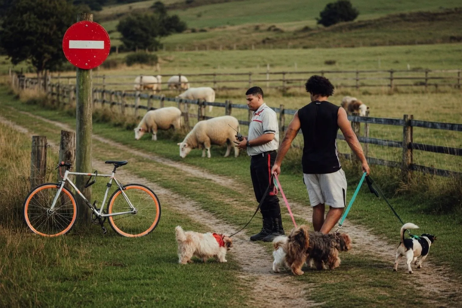 How Distracted Dog Walking Threatens Wildlife and Livestock Safety