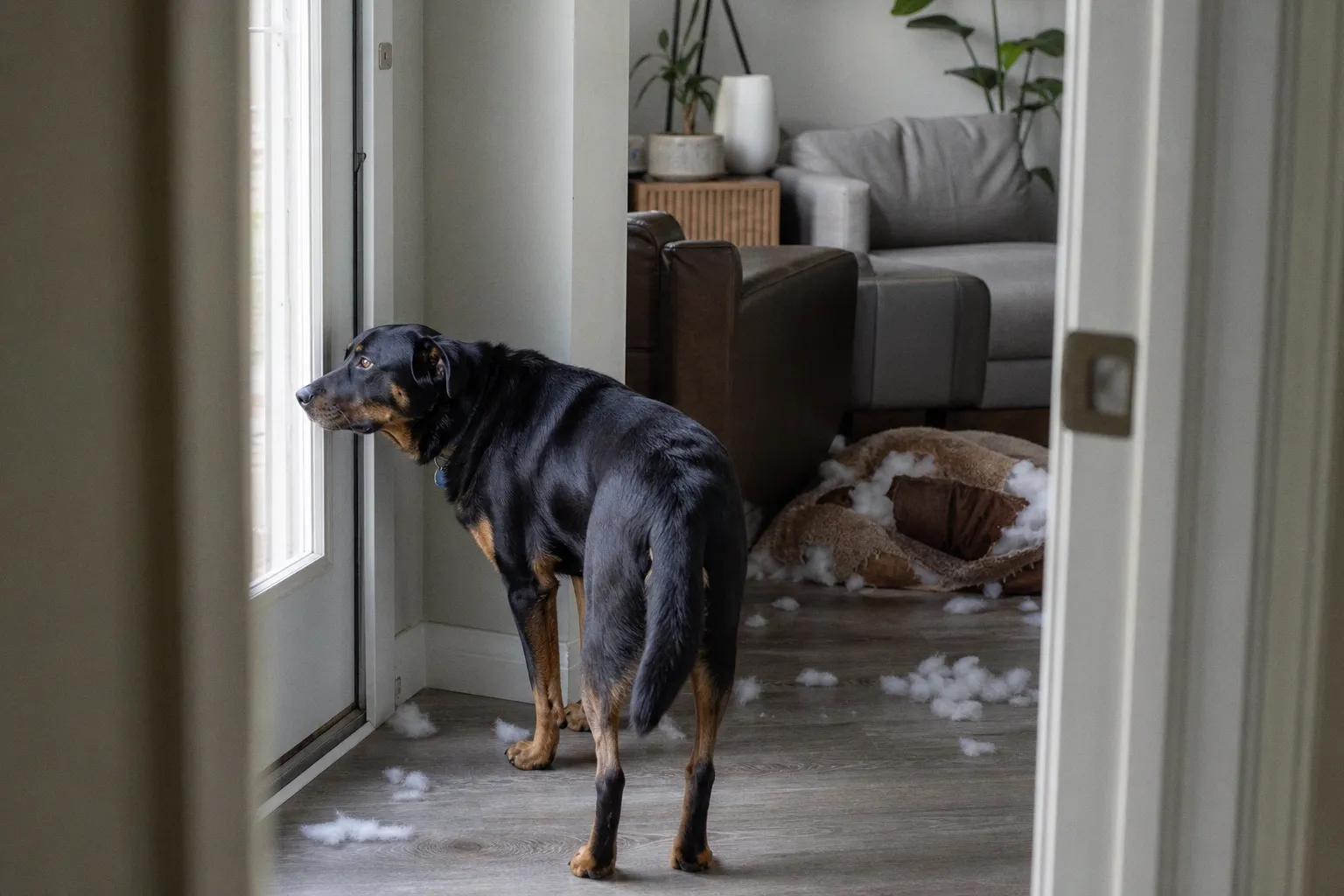 Live-in pet sitting or daily visits for high-anxiety dogs?