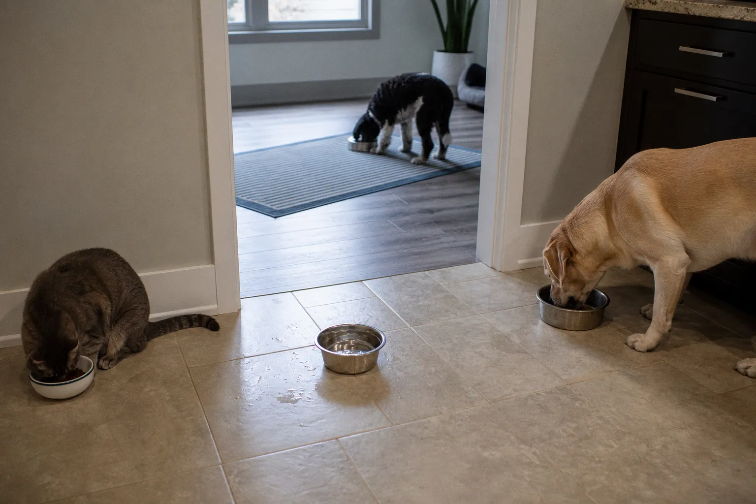 Multi-pet mealtime safety: how should sitters manage feeding?