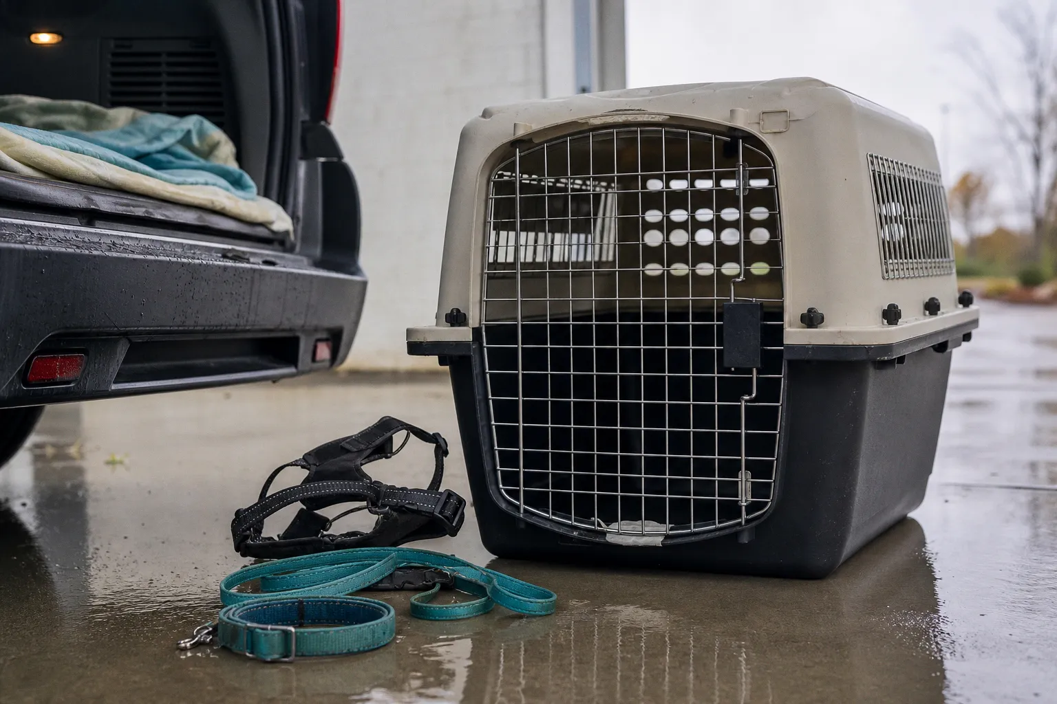 Rescue dog relocation: volunteer relays or professional transport?
