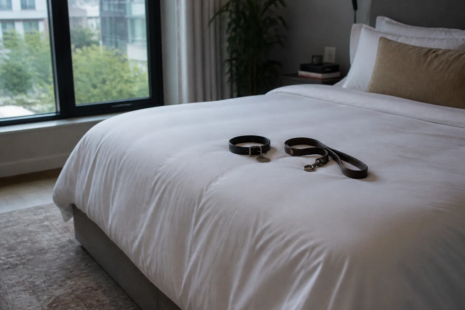 Should overnight sitters sleep in the client's bed?